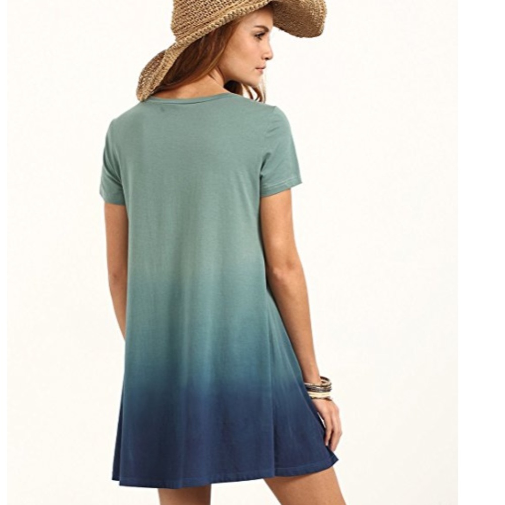 ESME Sea Breeze Ombre T-Shirt Dress - Picture 2 of 6
